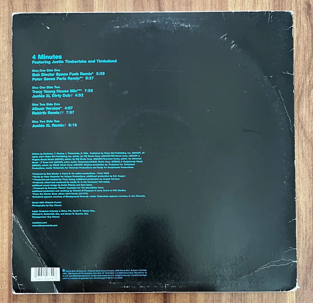 Madonna Vinil Duplo Minutes Justin Timberlake CDs, DVDs etc