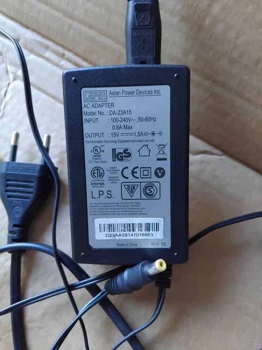 15V 1.5A Notebook, Tablet, Camera, etc. Charger Power Supply64312830856962120