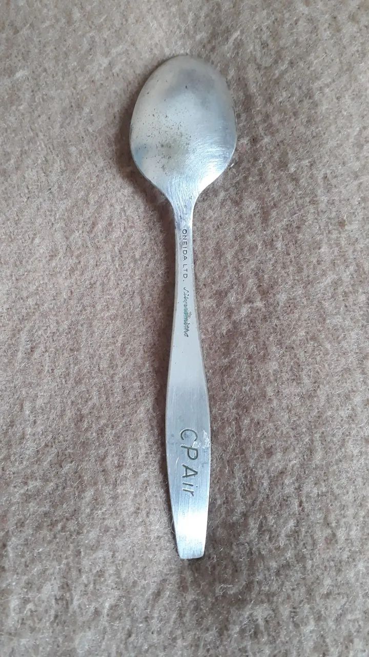 Colher de Metal Vintage,  banhada  a prata - Foto 2
