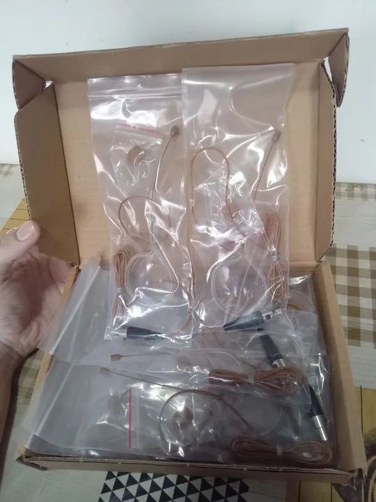 Microfones de Lapela - Headset MICWL Audio- Novos na caixa