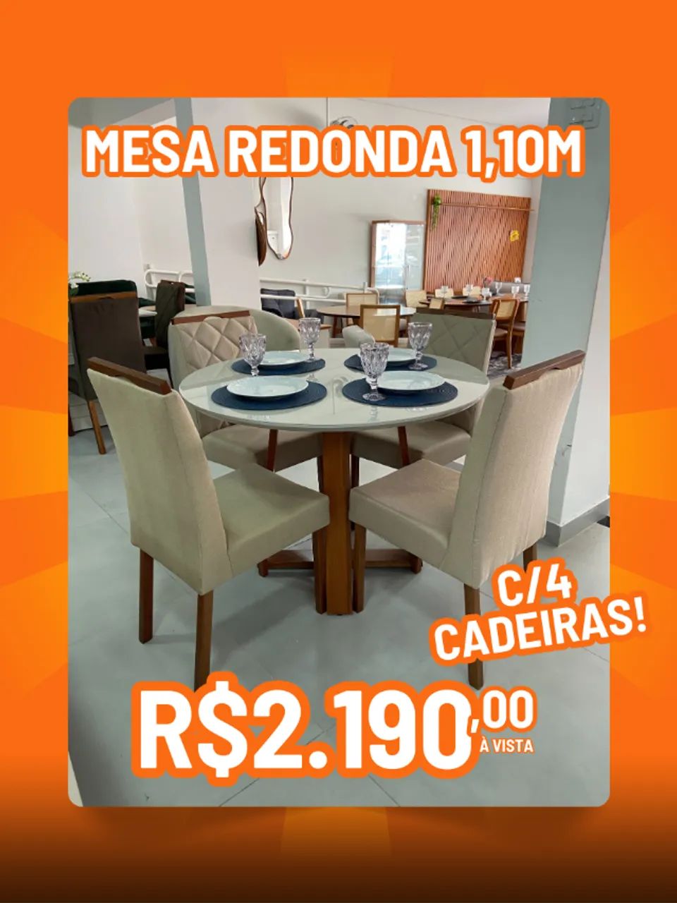 Mesa de Jantar com Cadeira Oferta  de Verdade e Qualidade !  - Foto 5