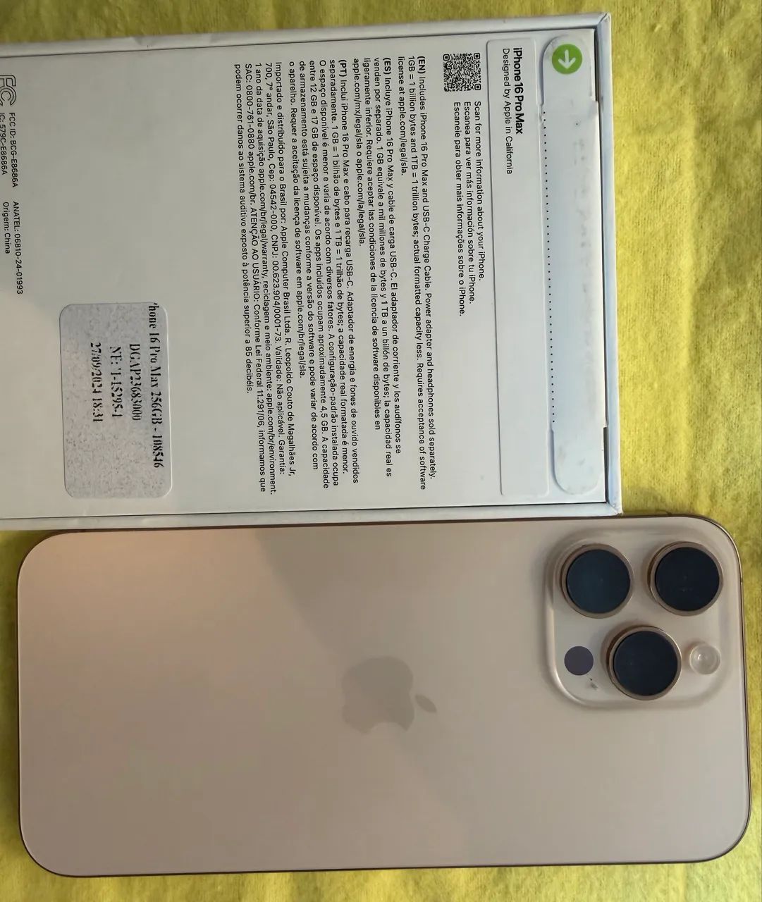 Iphone 16 Pro Max 256 Gb - Desert Titanium  - Foto 3