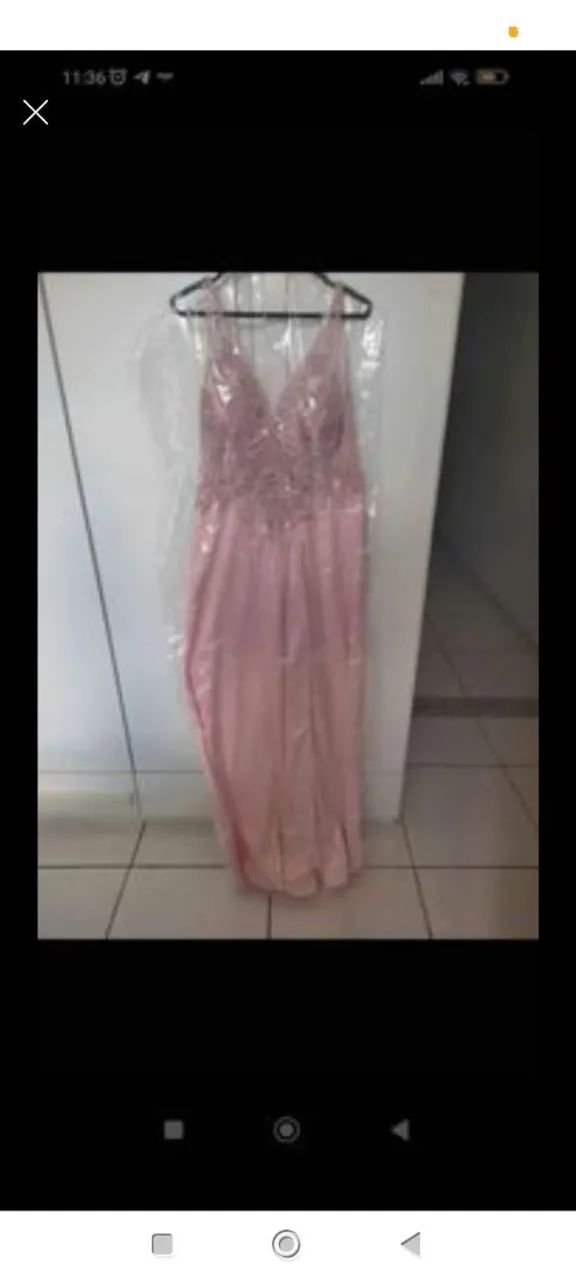 Vestido de Festa Rosa