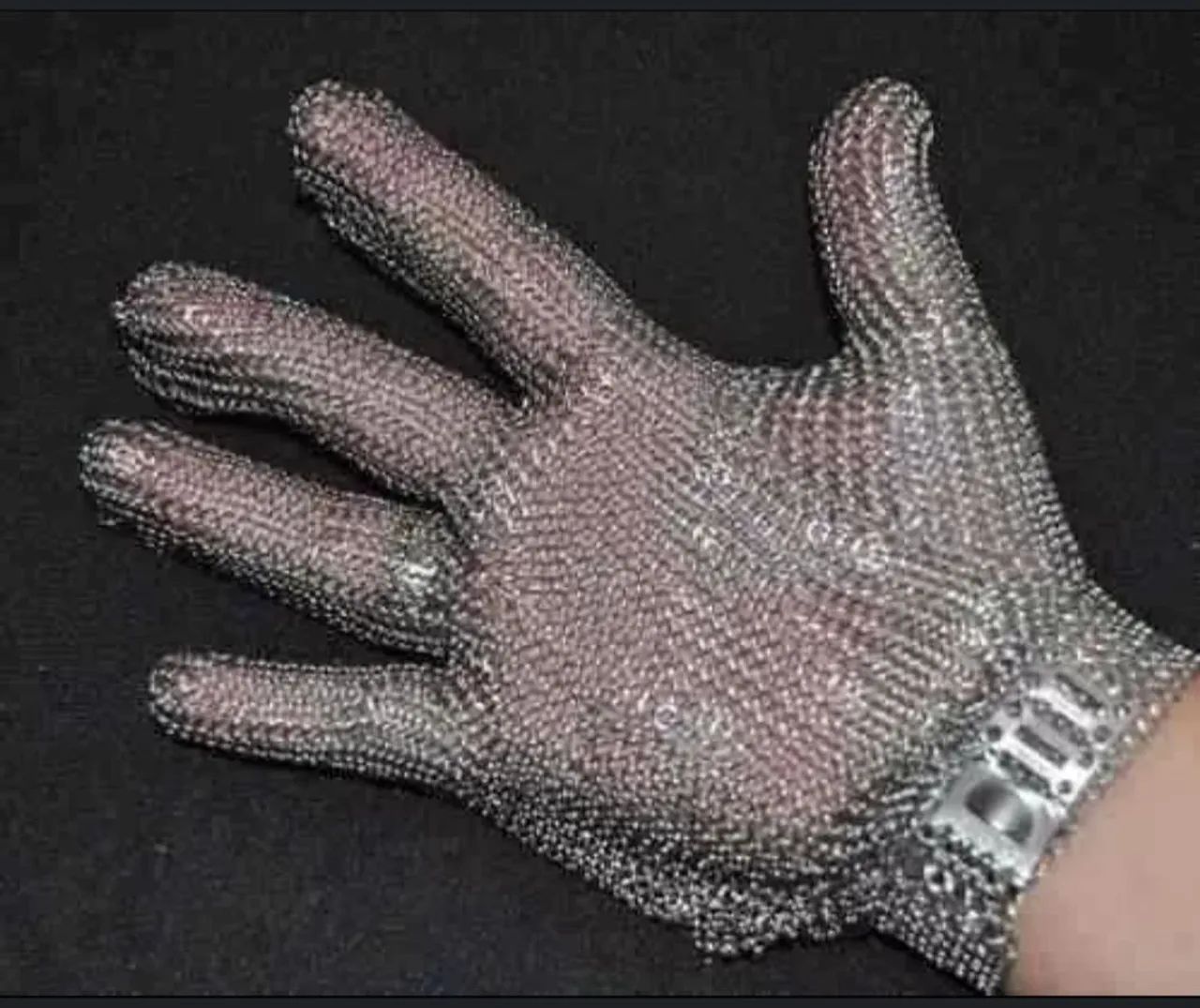 Luvas de segurança em malha de aço - proteção total - Foto 2