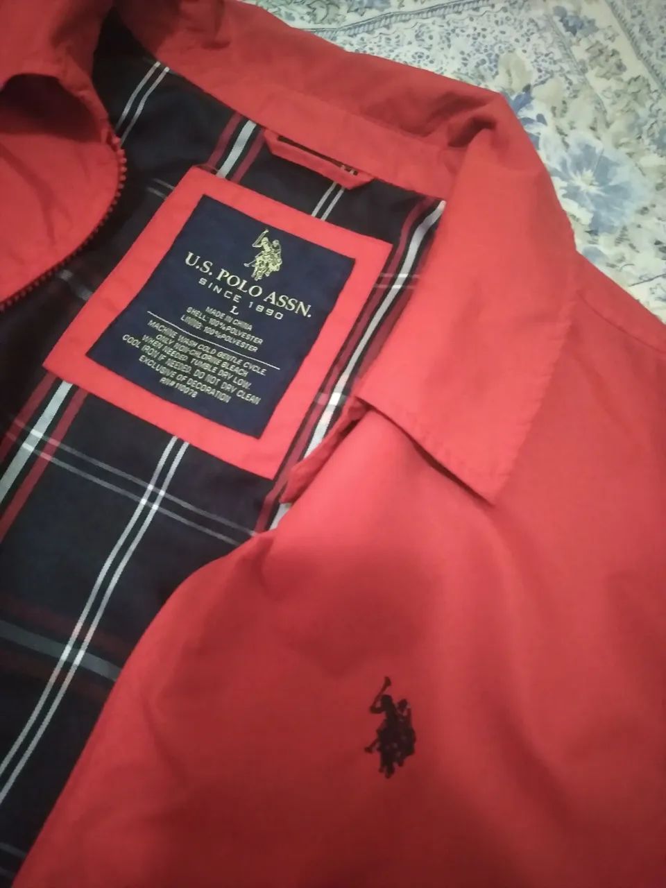 Jaqueta U.S. Polo Assn. Vermelha importada  - Foto 3