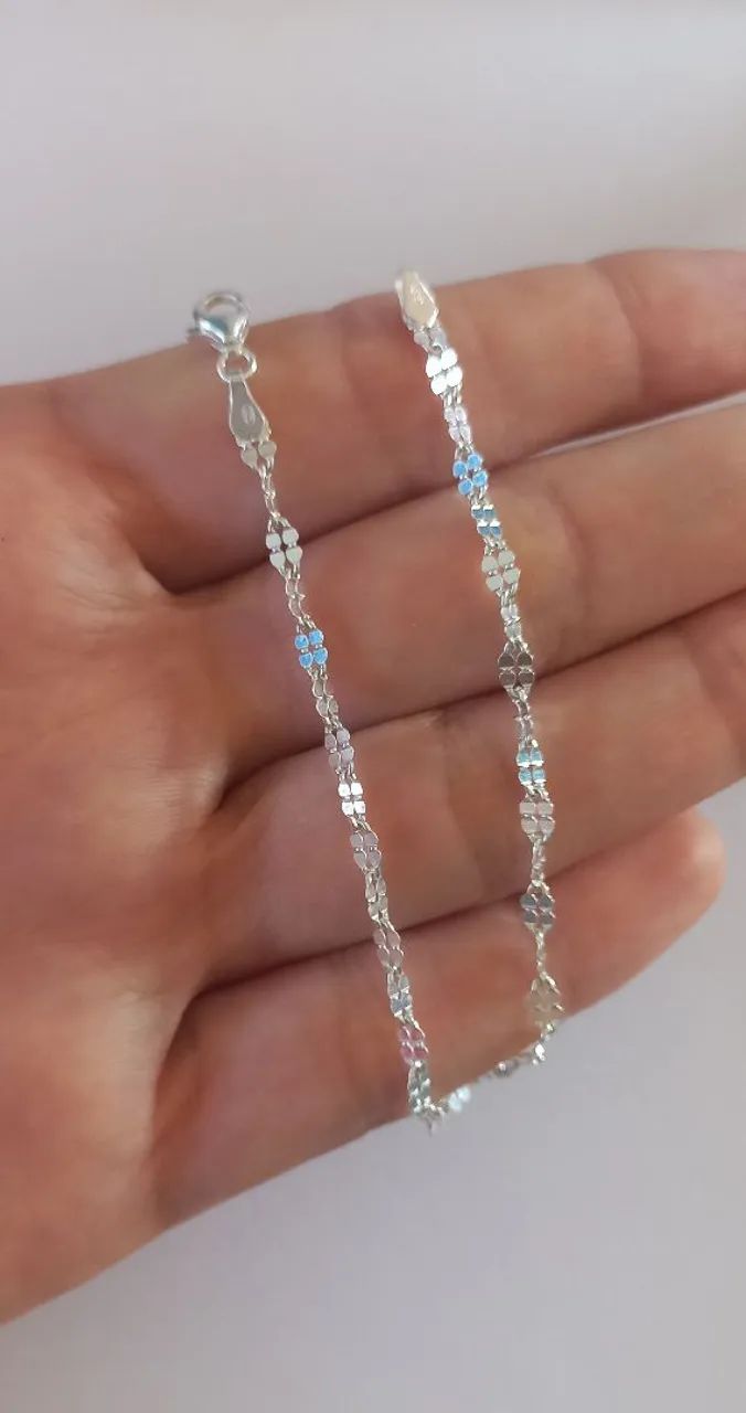 Pulseira nova de prata 925 - Foto 2