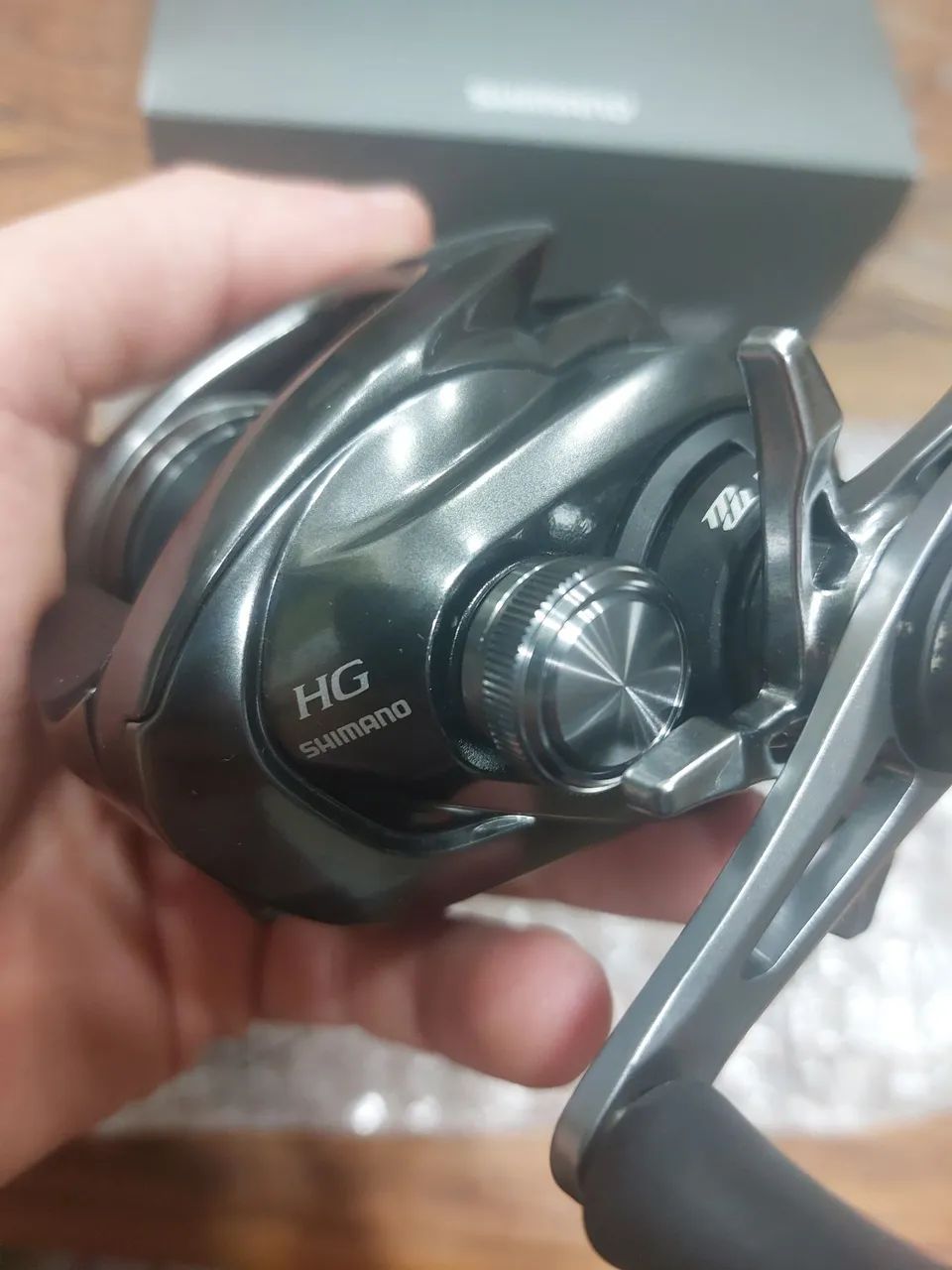 Carretilha Shimano Metanium MGL HG Quase Nova - Foto 4