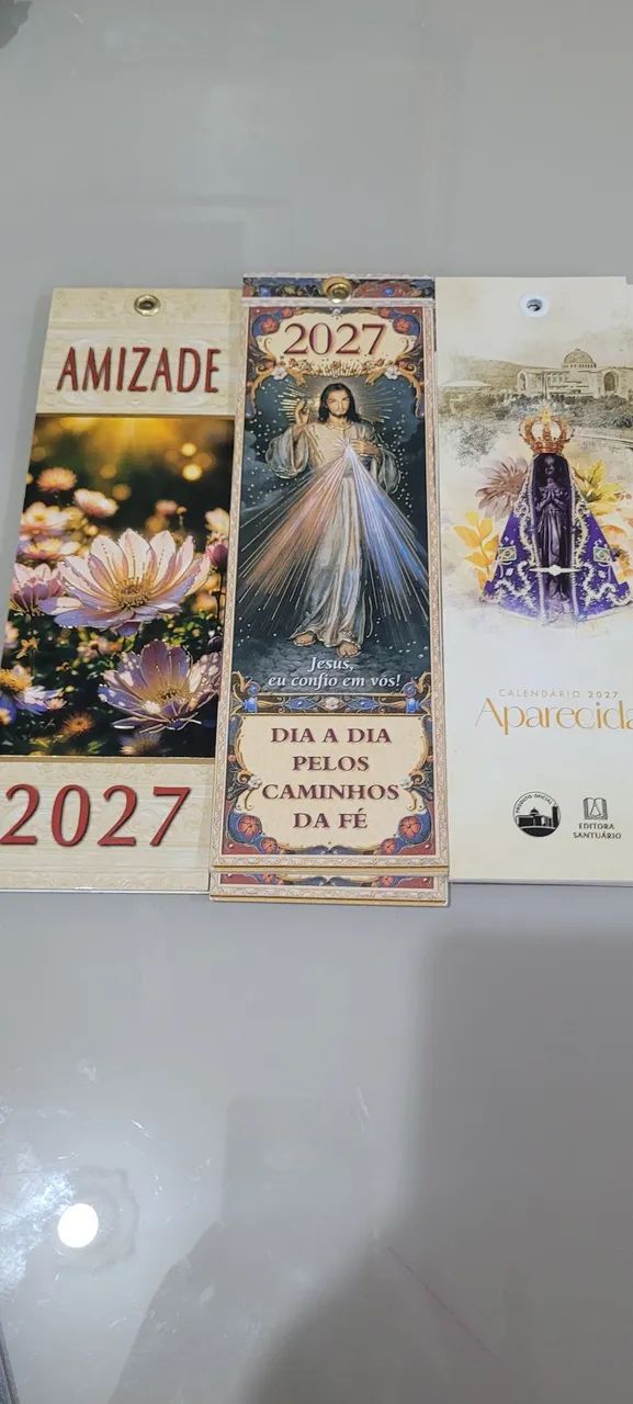 Calendários bolsa e marca paginas