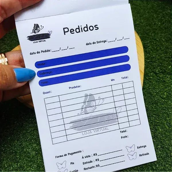 Blocos de Pedidos Taloes  - Foto 2