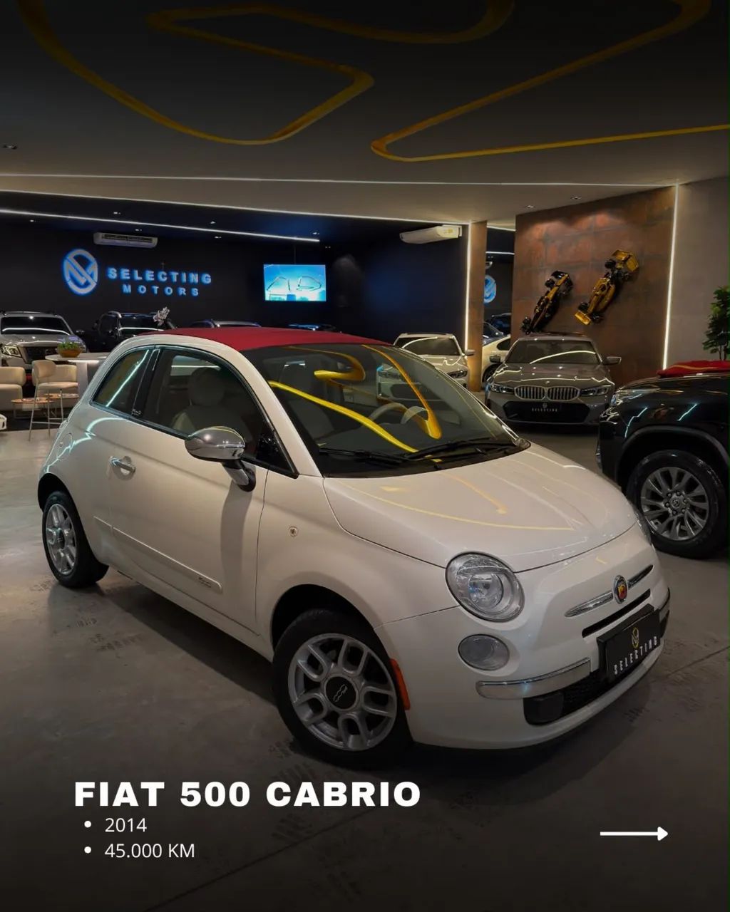 Fiat 500 Cabrio Dualogic Flex 1.4 8V 2014