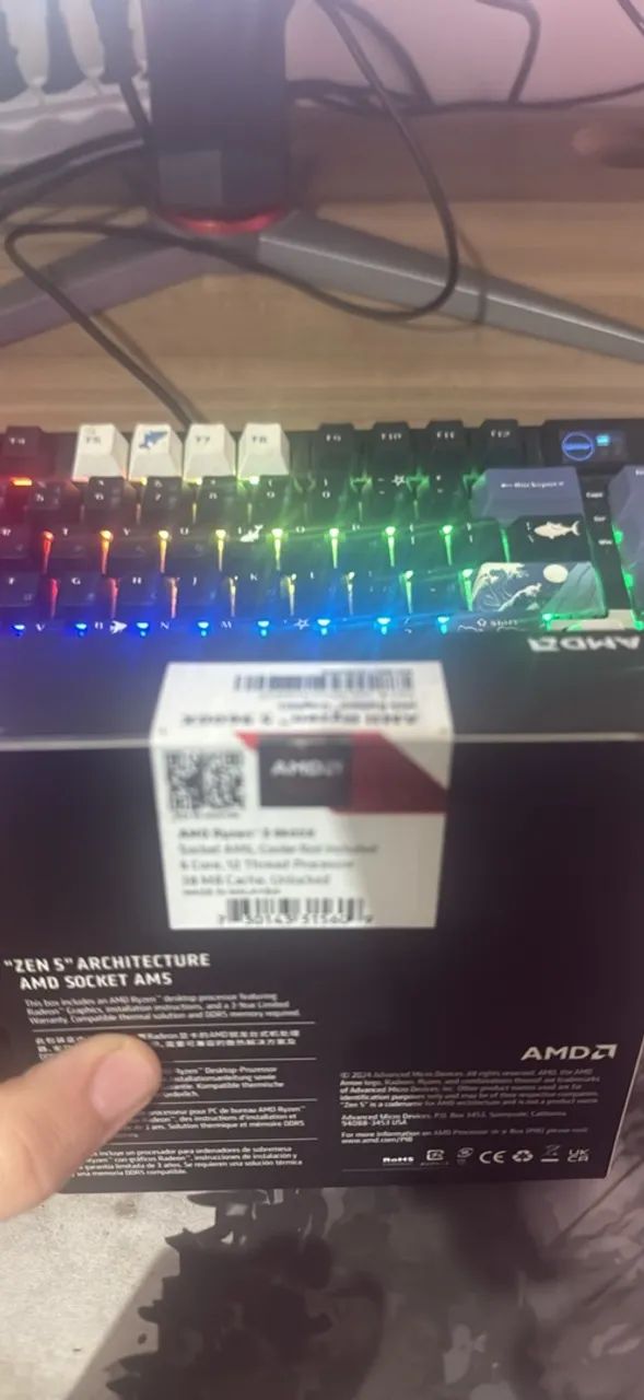 Amd Ryzen 5 9600x - NOVO - LACRADO - Foto 3