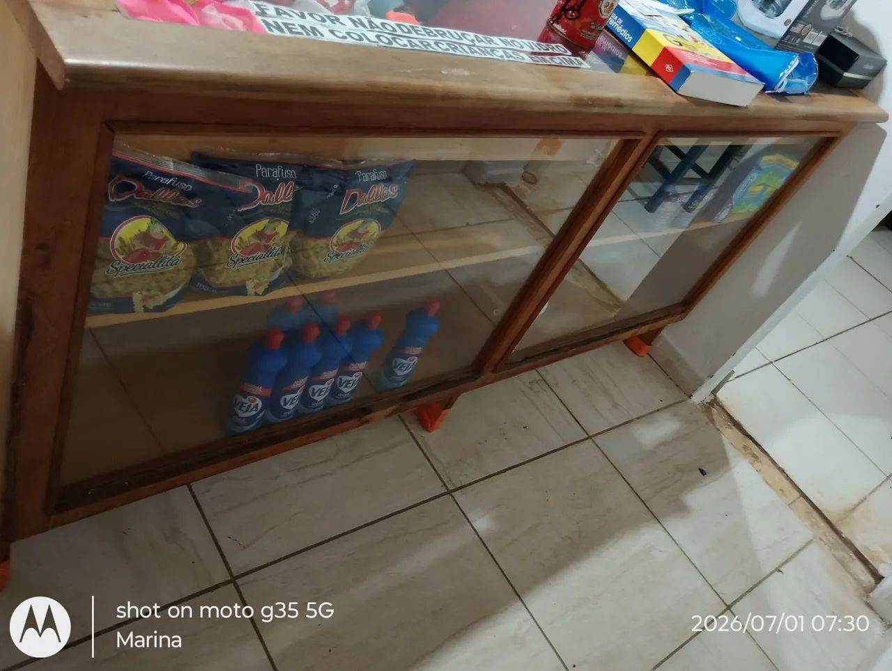 Balcão duas gaveta grande e de vidro - Foto 4