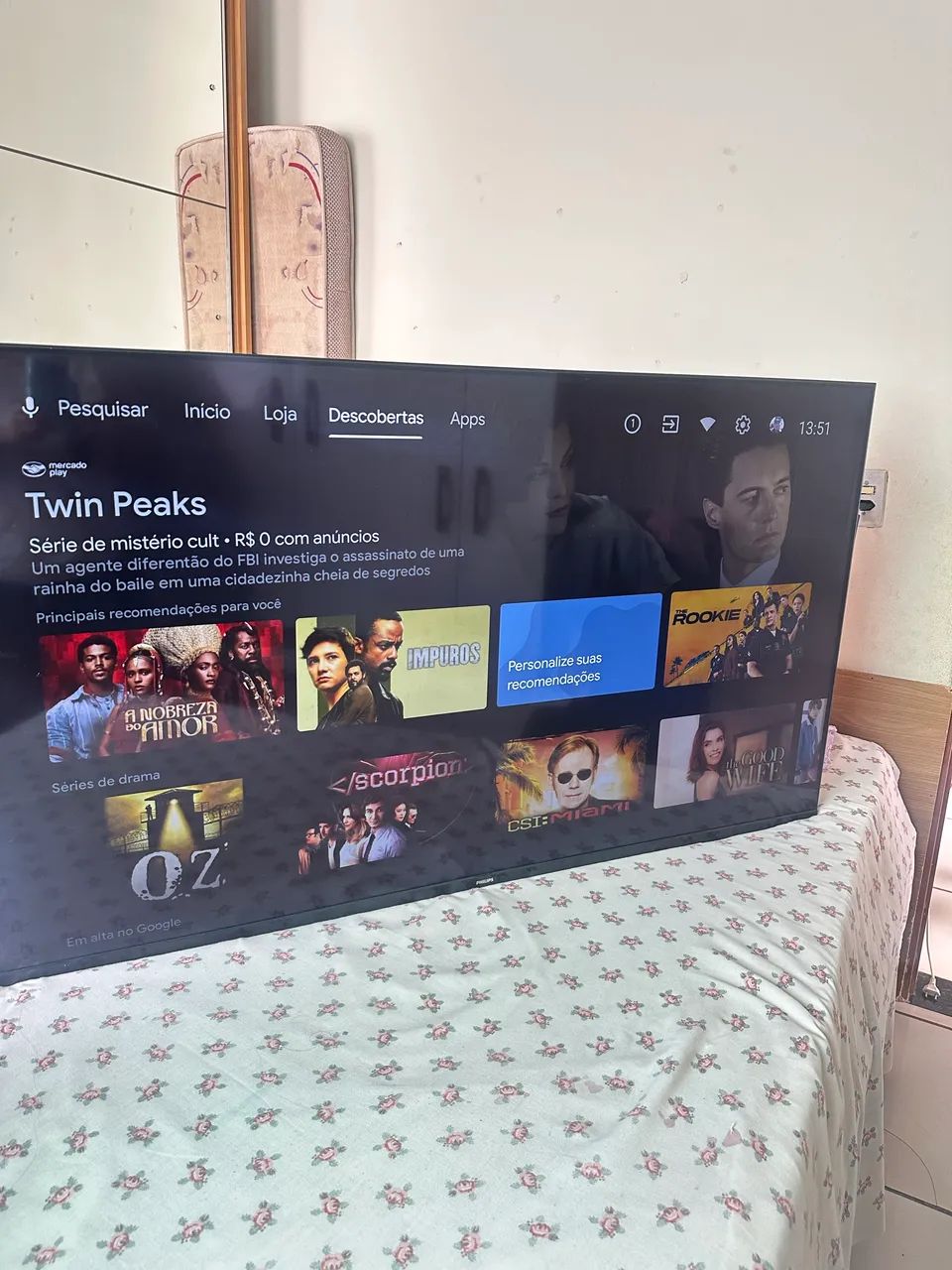 Smartv 55 4 k Philips Android preço de ocasião  - Foto 5