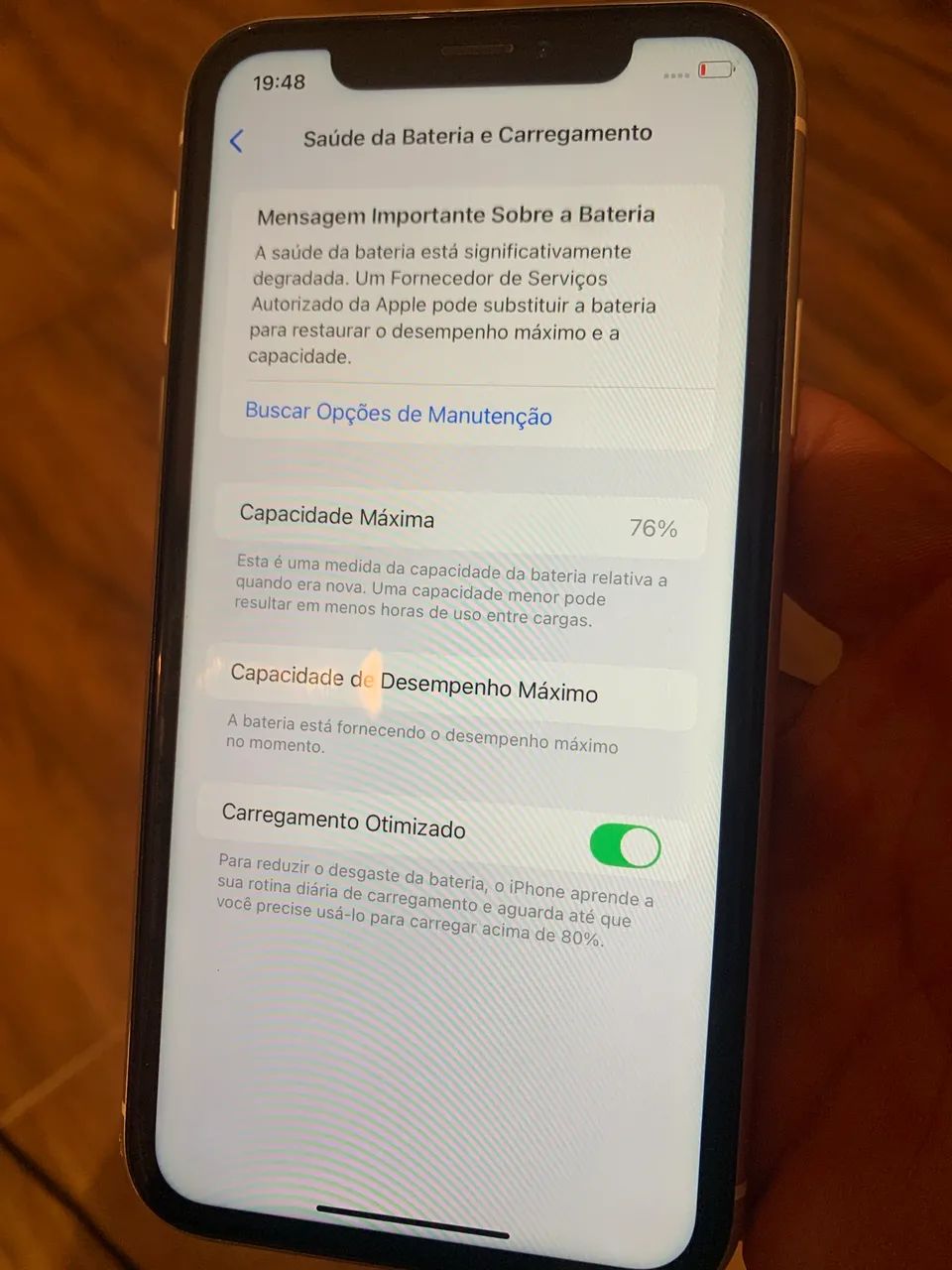 Iphone XR 128gb IMPECÁVEL! Face id on Bateria 76% * - Celulares e