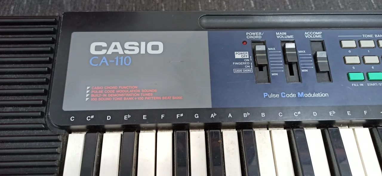 Teclado Casio CA-110 - Instrumentos musicais - Parada de Lucas
