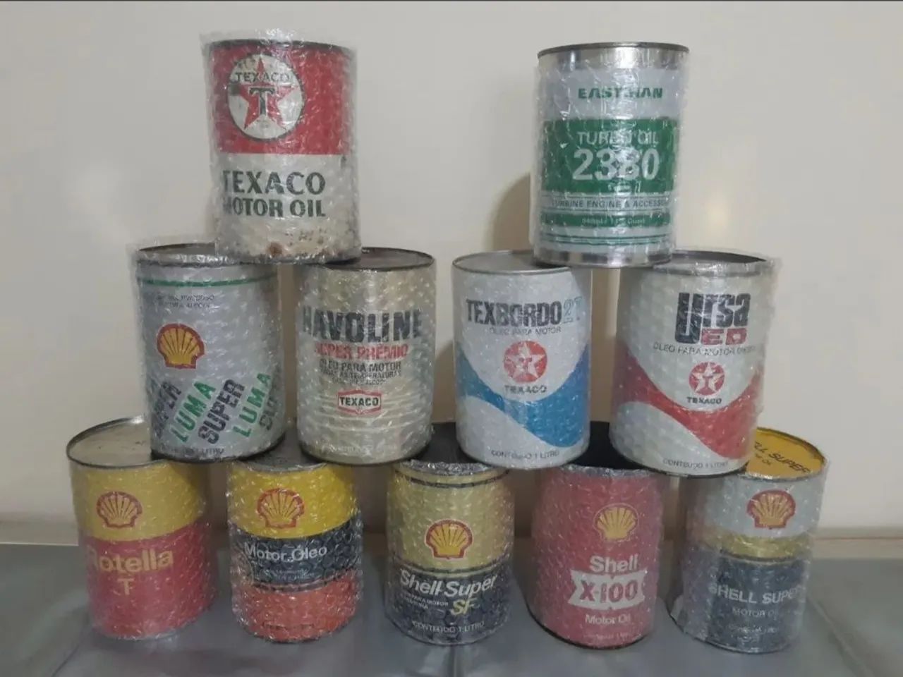 Coléção Latas Óleo de Motor