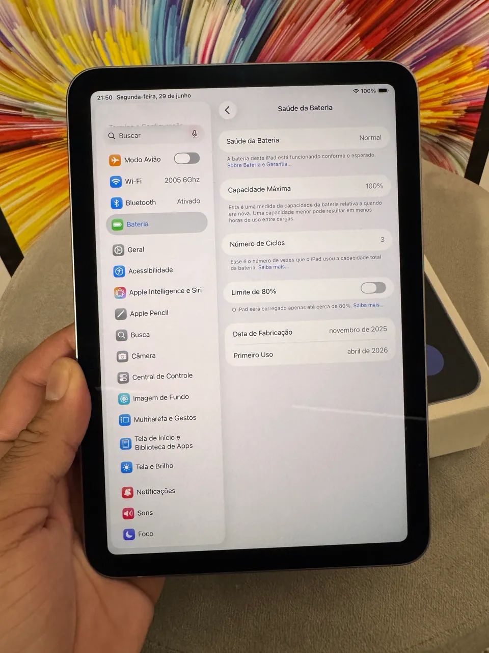 iPad Mini 7 128GB Wi-Fi Space Gray - Garantia Apple  - Foto 4