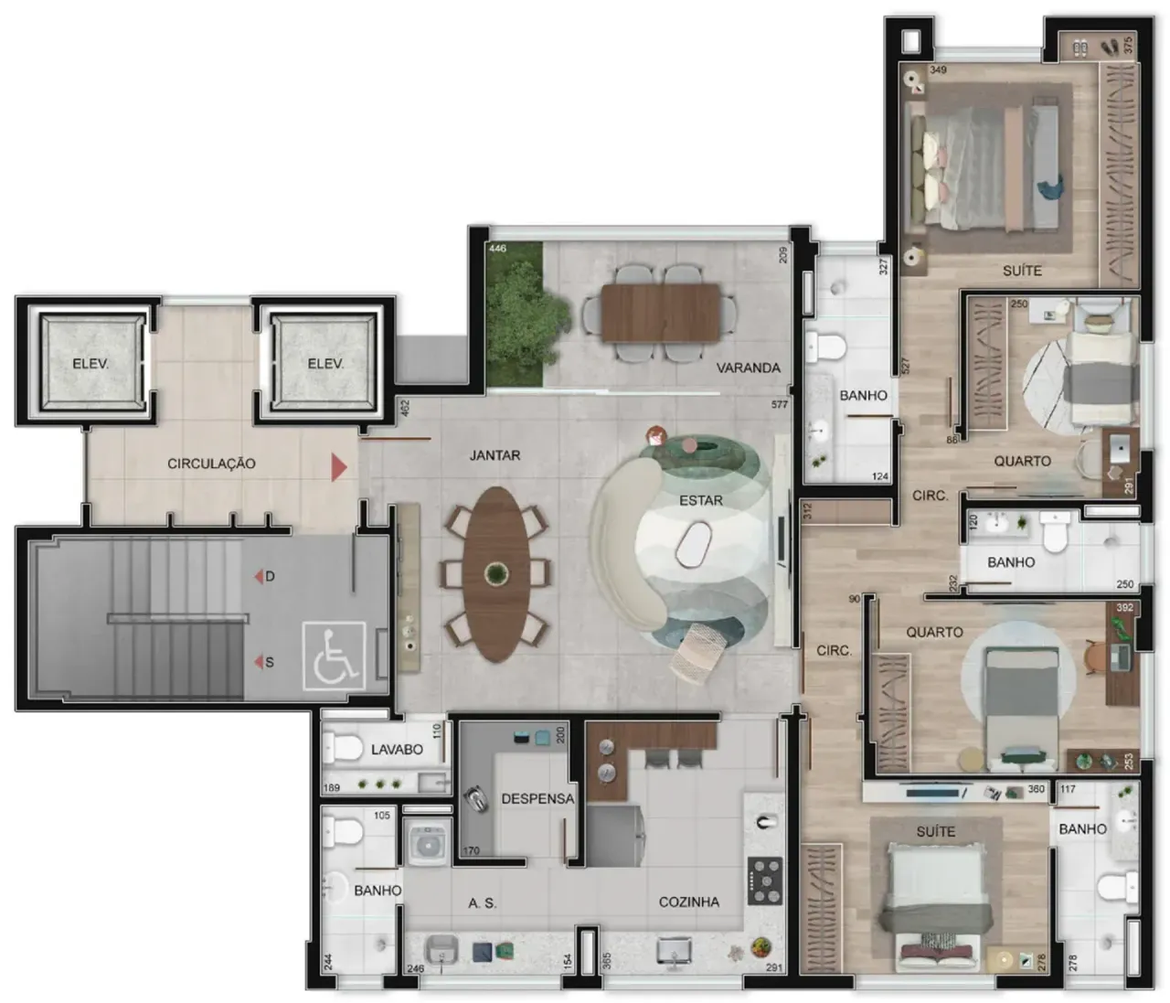 PLANTA 213m²