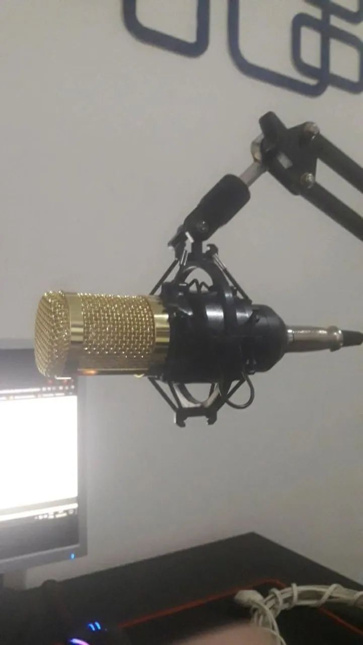 Microfone Condensador BM-800 | Perfeito Estado | Usado Poucas Vezes