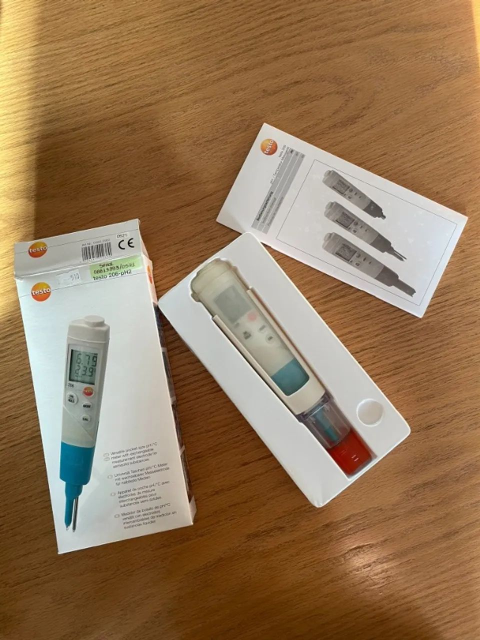 Medidor Profissional de pH e Temperatura - Testo 206-pH2