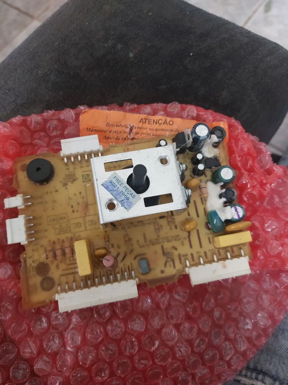 Placa de máquina nova 