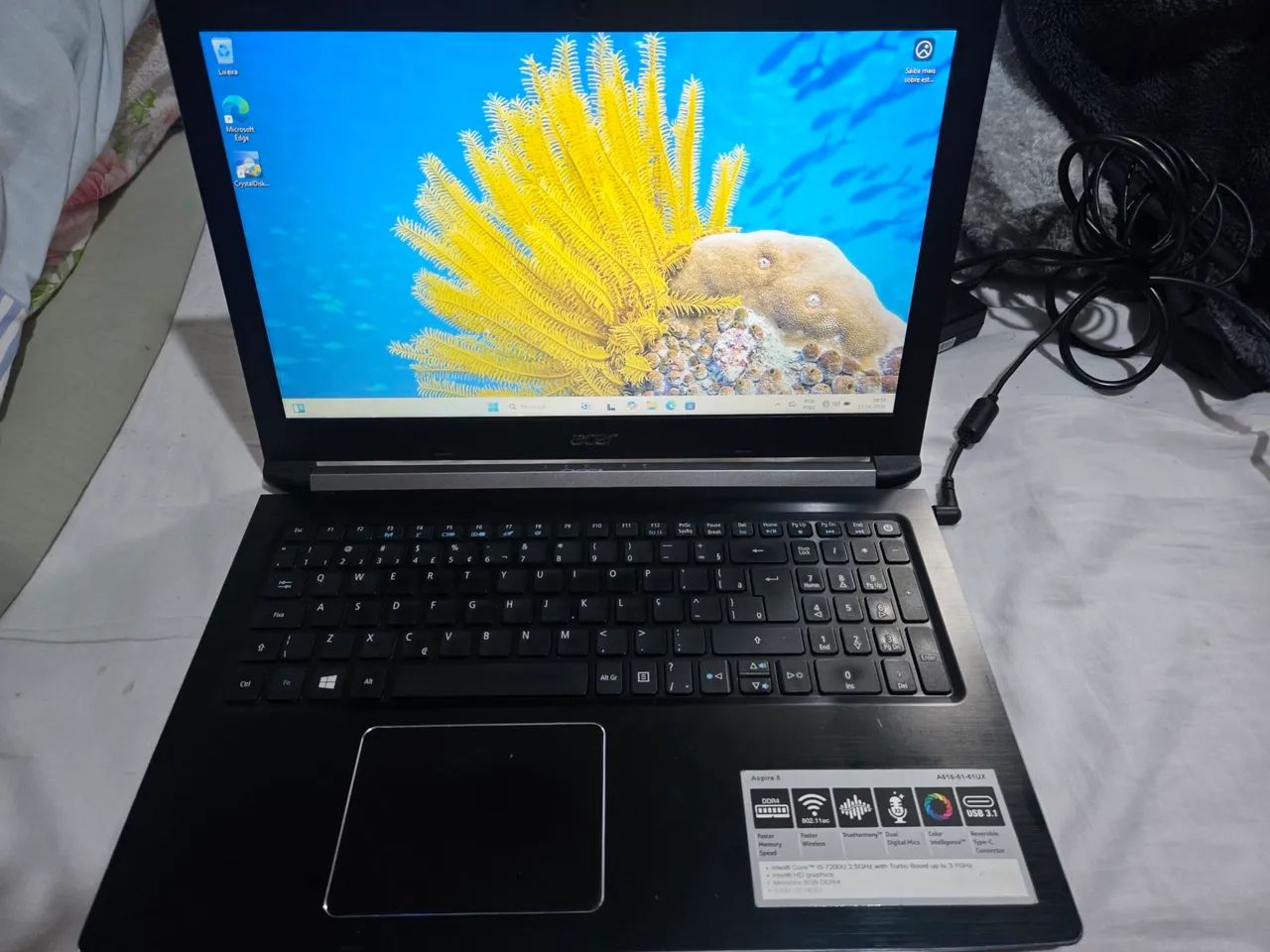Notebook Aspire  5 A515-51-51UX Core i5 