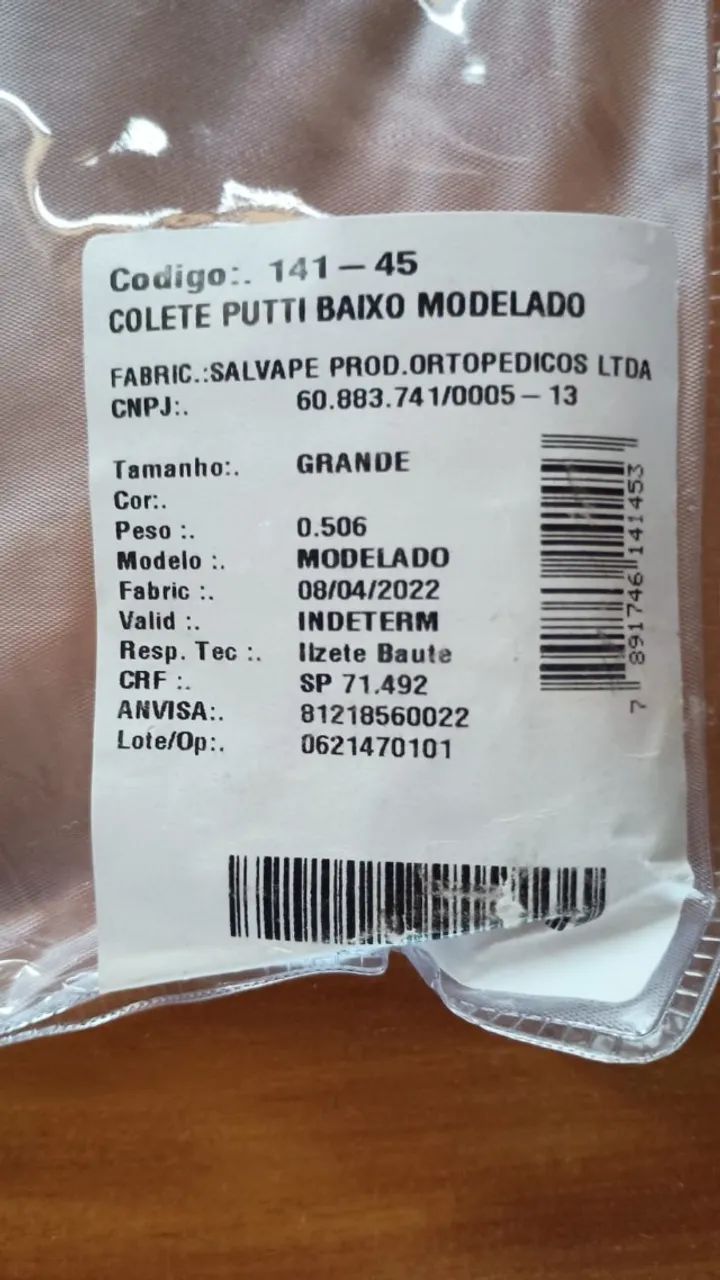 Colete para postura Salvapé - Foto 4
