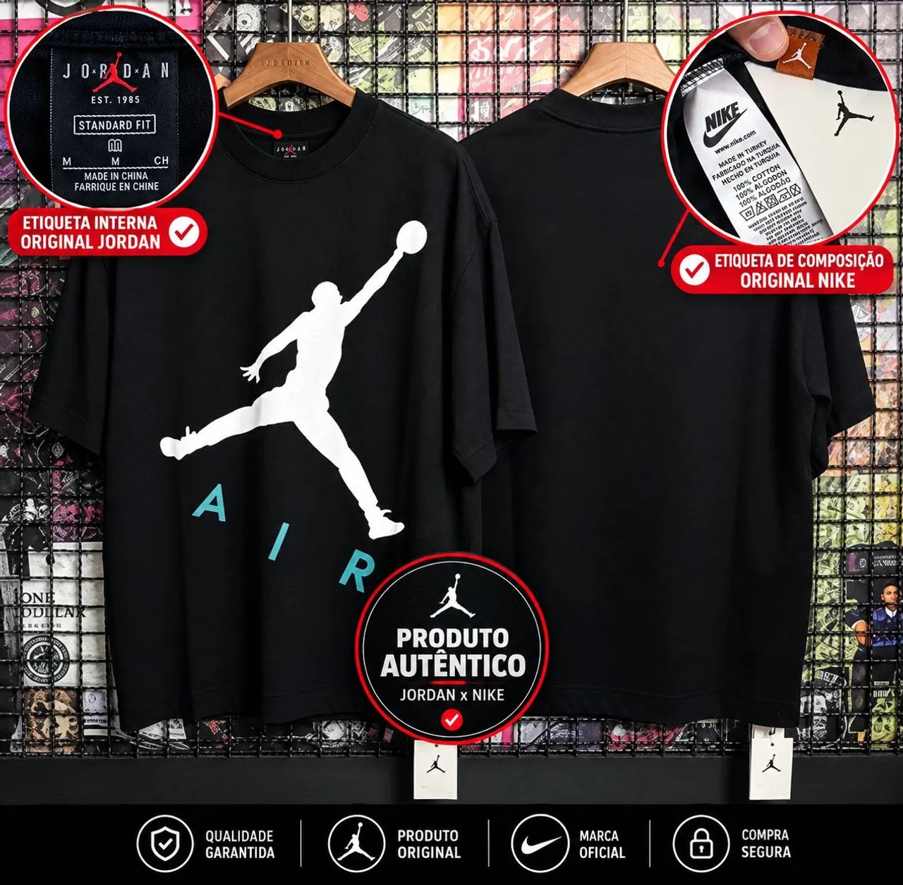Oversized Nike x Jordan original  - Foto 2