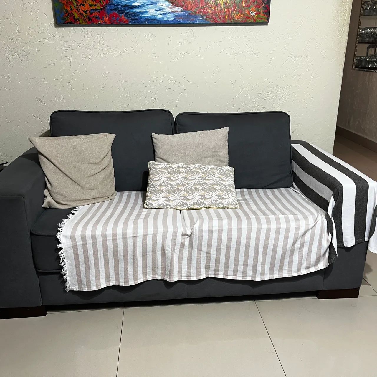 Conjunto sofá fixo 2 e 3 lugares  - Foto 2