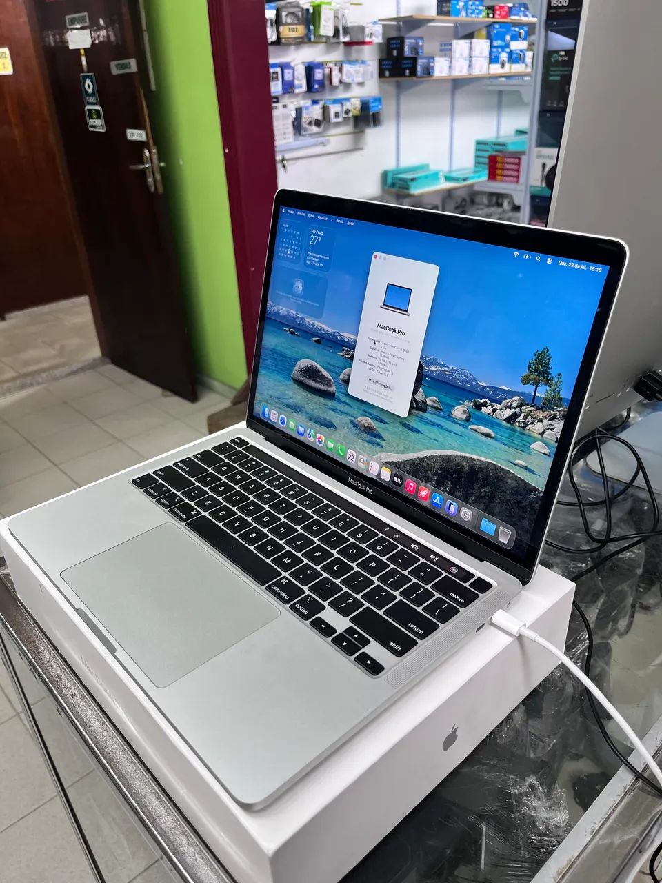 Macbook pro 2020 touch bar caixa original nunca aberto - Foto 4