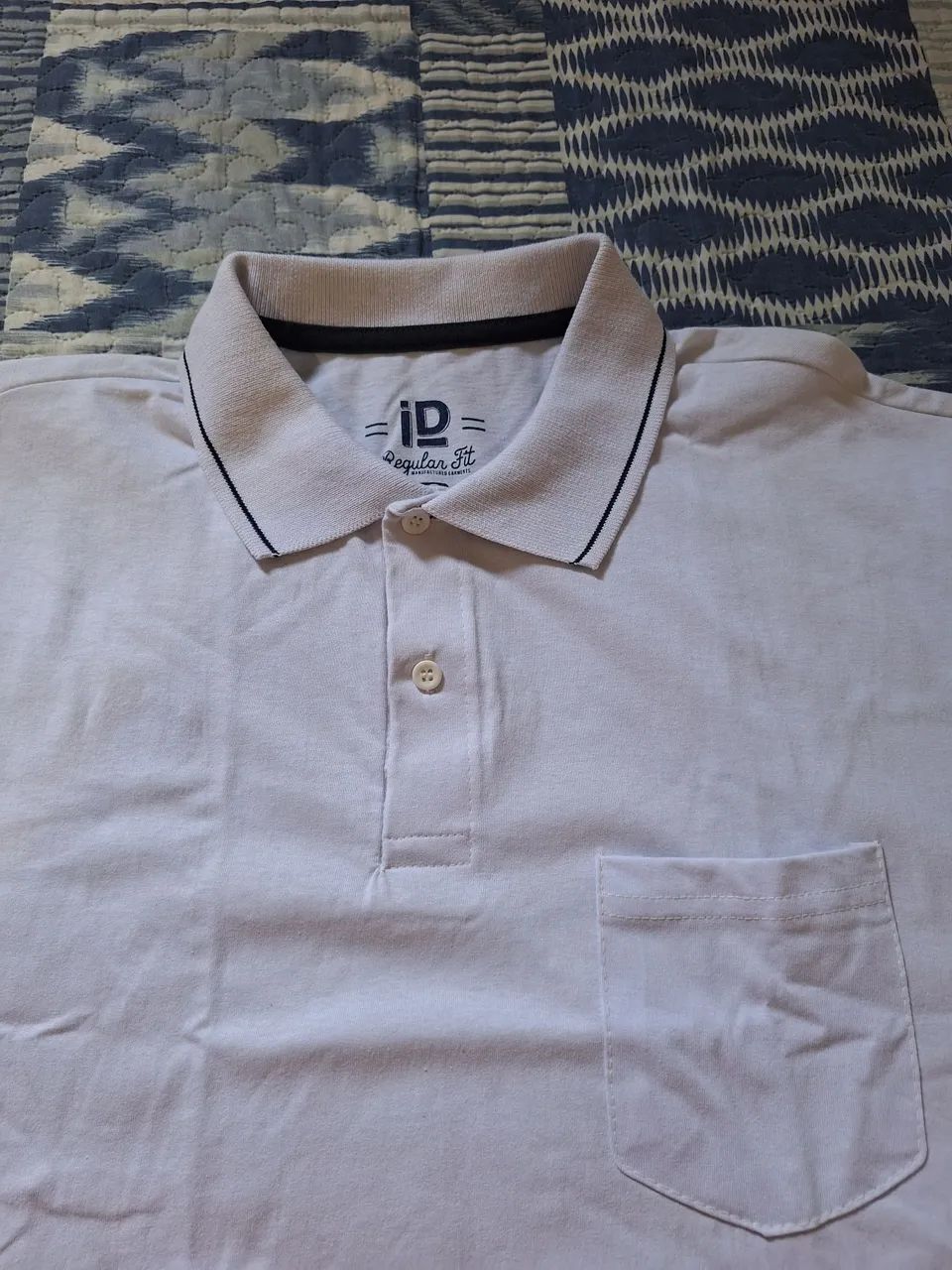 Camisa polo branca GG - Foto 2