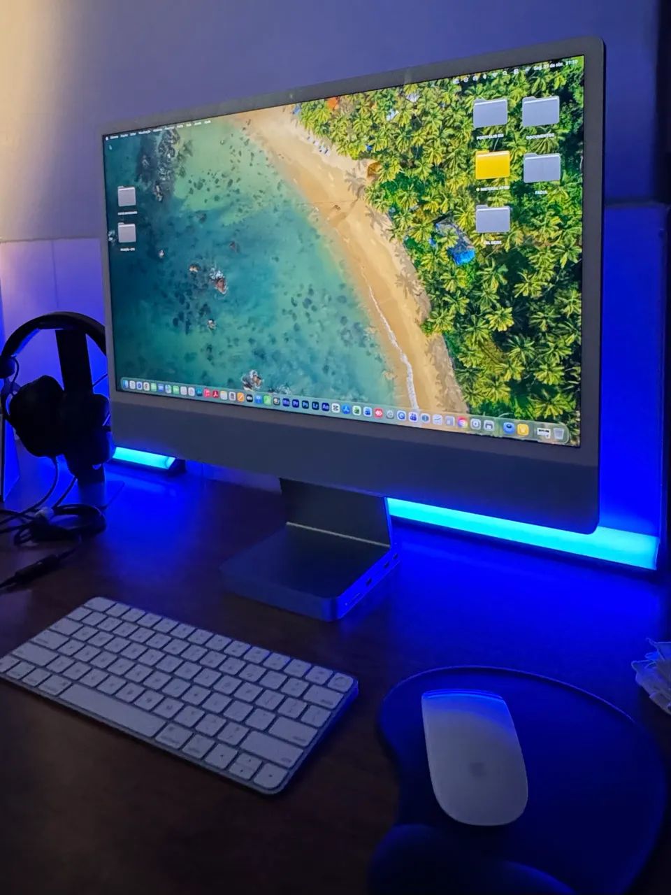 iMac M1 512GB + 8GB RAM | Funcionando Perfeito | Linha na Tela