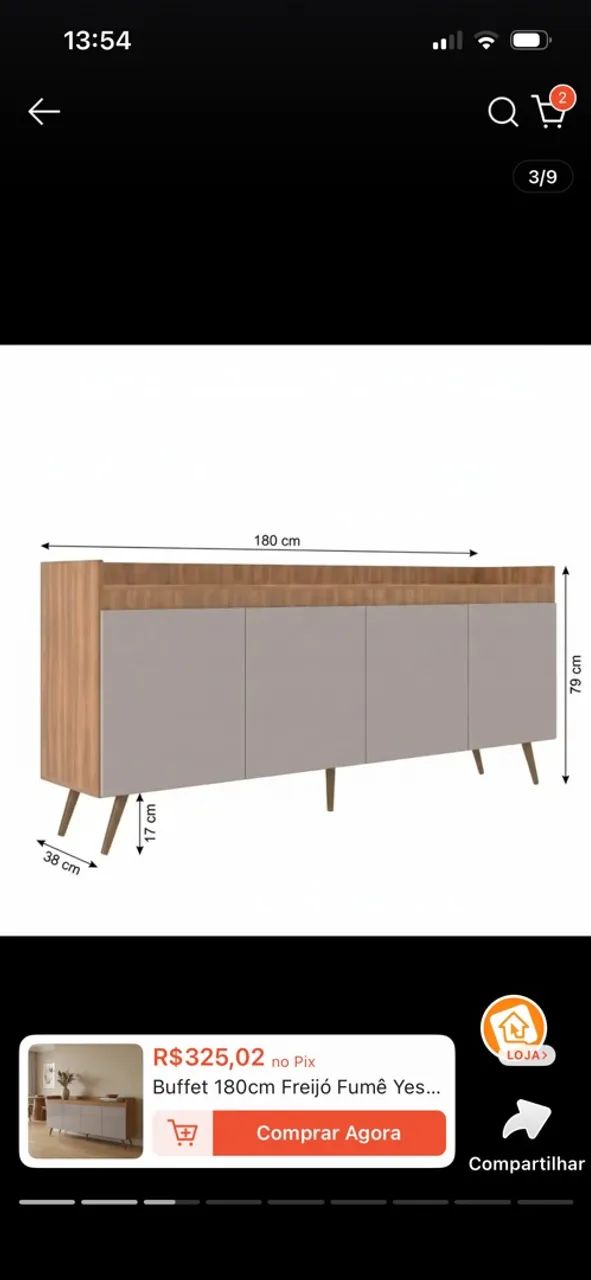 Aparador buffet 
