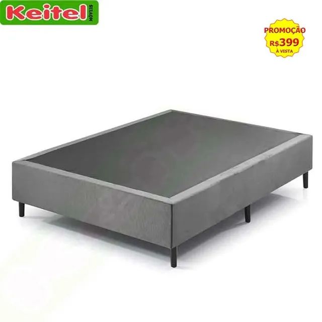 Base Box Casal 138 Cor cinza