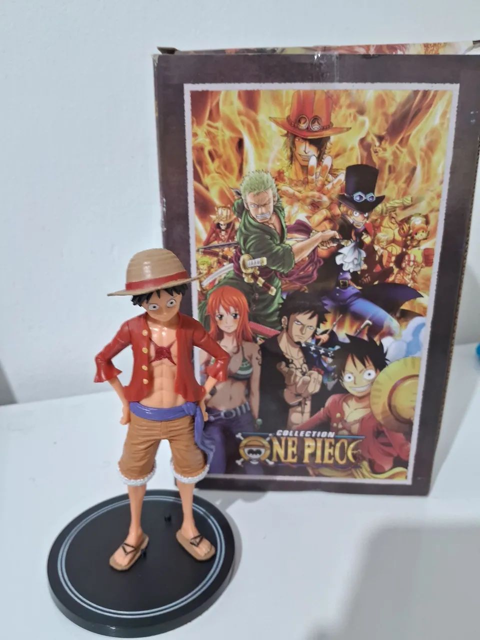Action Figure do Monkey D. Luffy, do anime One Piece, de 22cm e fabricada  no material PVC - Foto 4