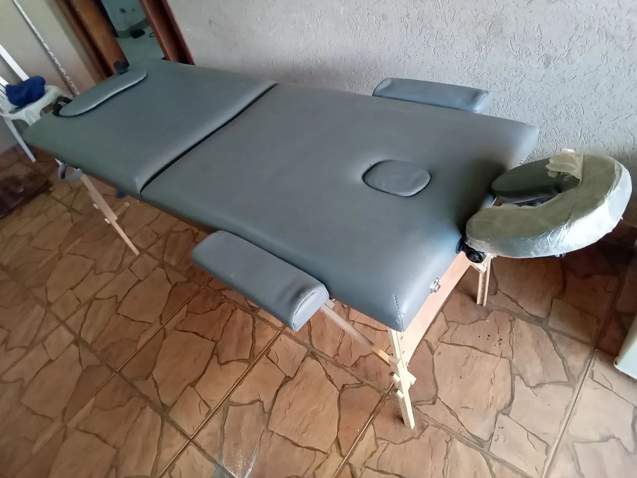 Maca portátil estrutura em madeira