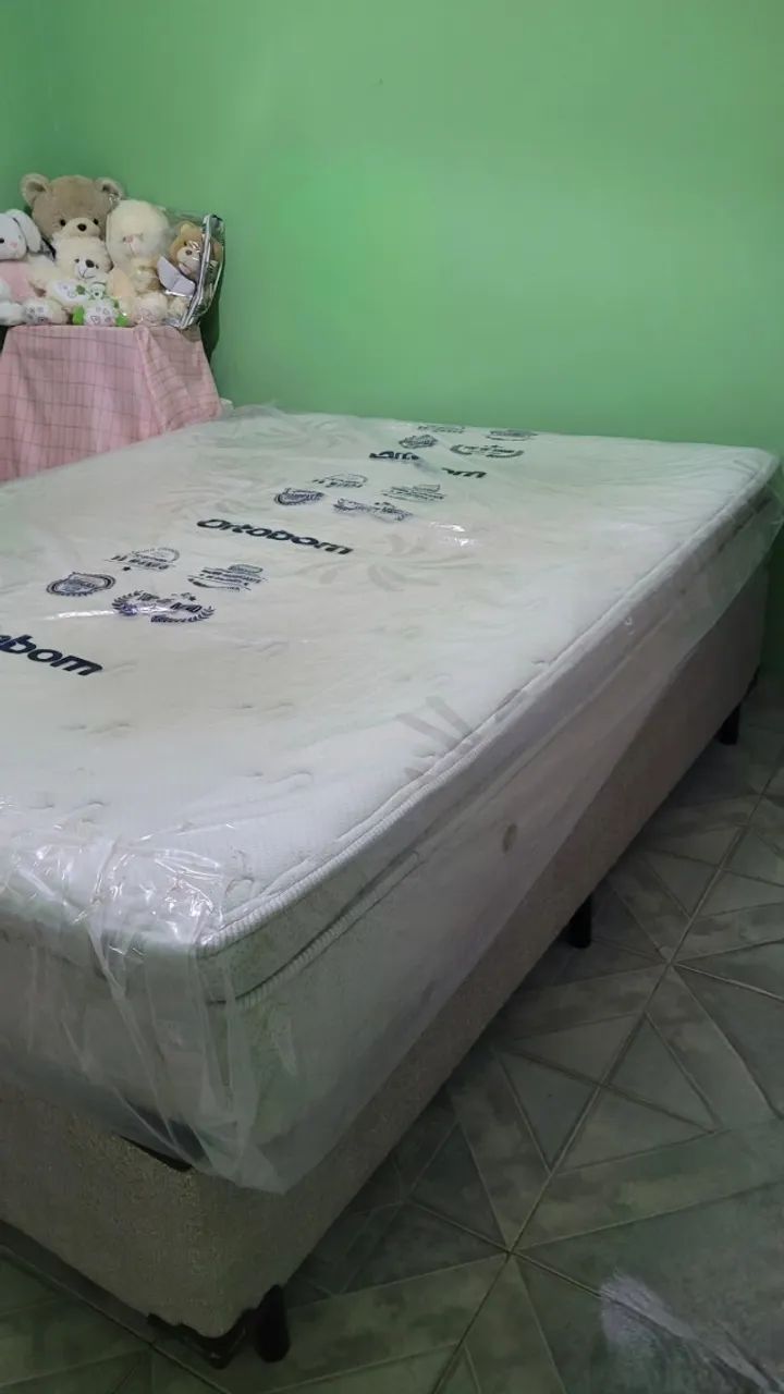 Cama Bipartida Queen Ortobom Mola Ensacada