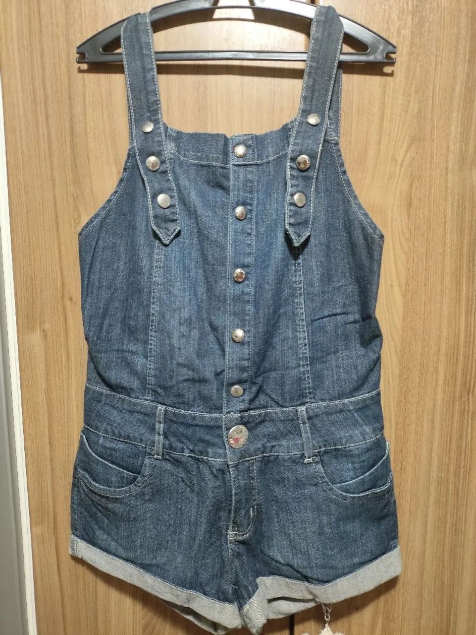 Jardineira Jeans Tamanho 42