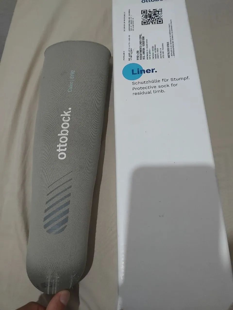 Liner meia para coto, amputação