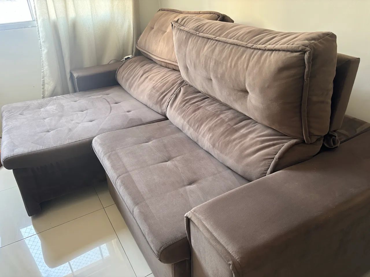 Sofá Retrátil e Reclinável  - Foto 4