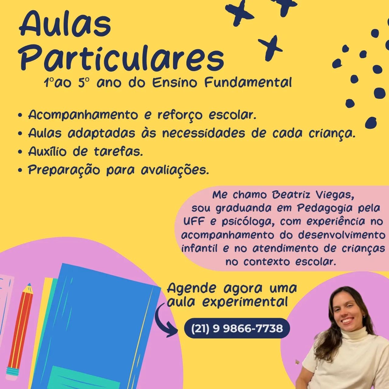 Aula de reforço 1* a 5* ano do Ensino Fundamental