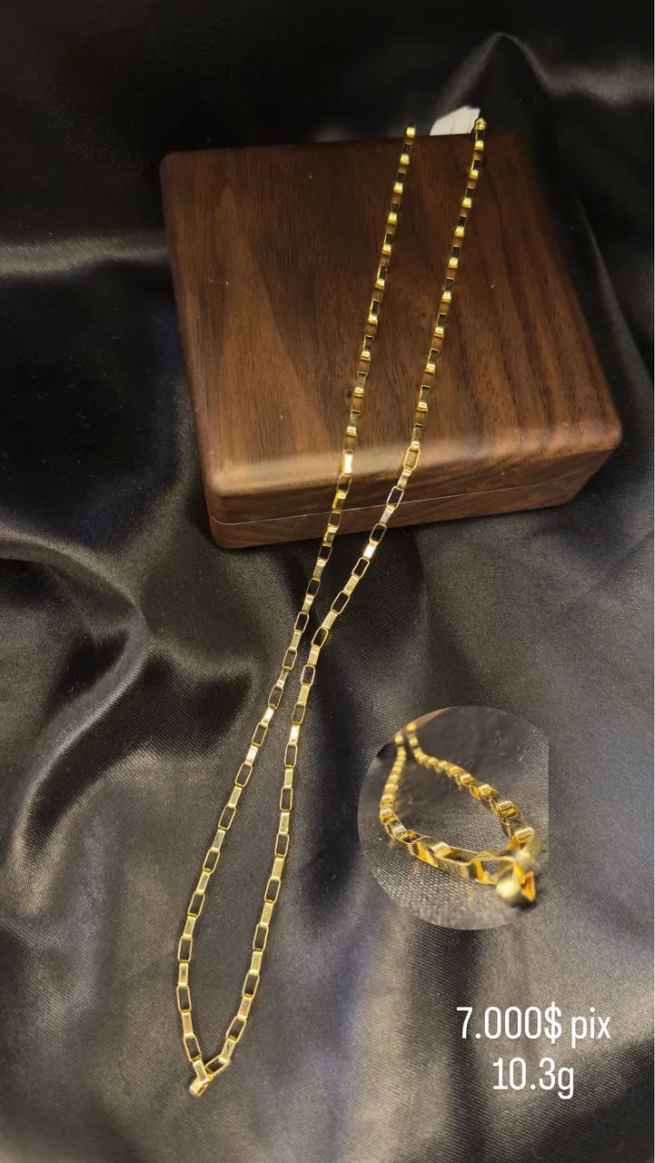 Codeado alongado maciço  - 10.3g ouro  - Foto 3