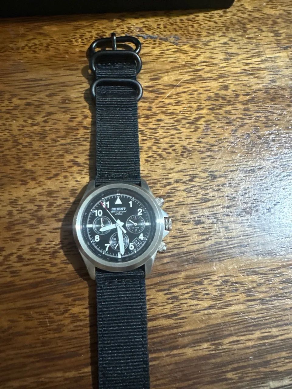 Relógio orient cronógrafo  42 mm