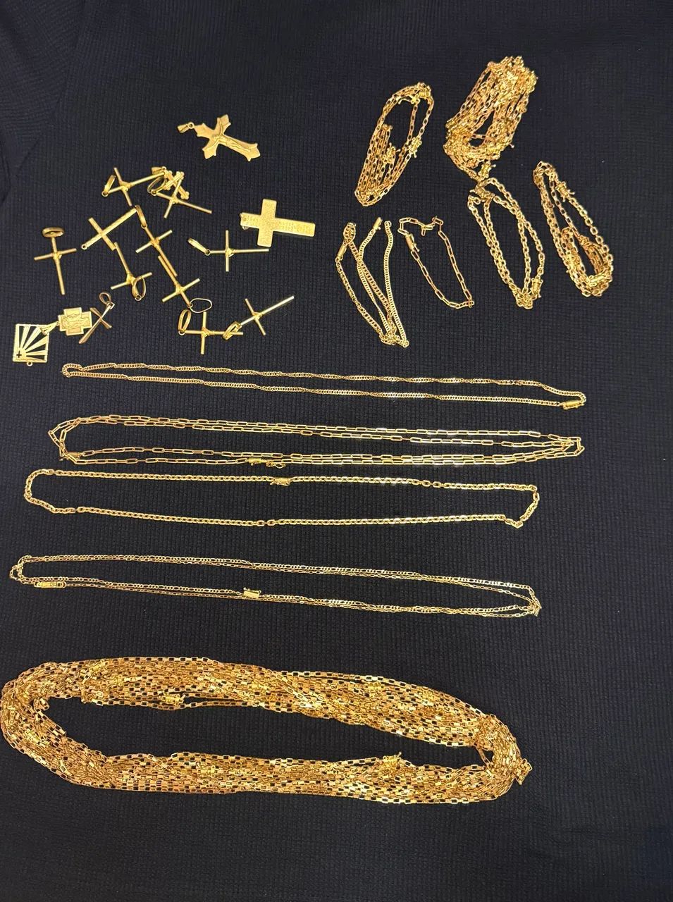 Lote 52 peças de joias moeda antiga - Valor atacado