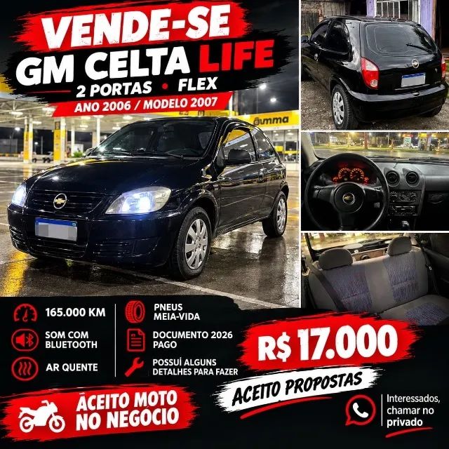 Chevrolet Celta Celta Life/ LS 1.0 MPFI 8V FlexPower 3p 2007