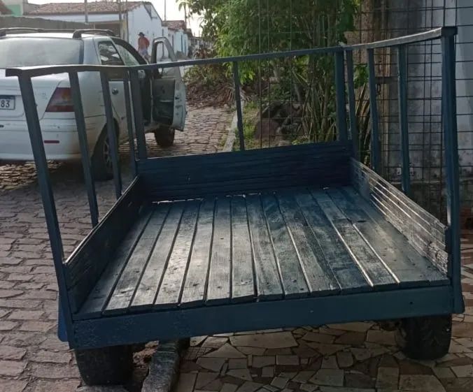 Reboque reforçado 1 eixo novo - Foto 2