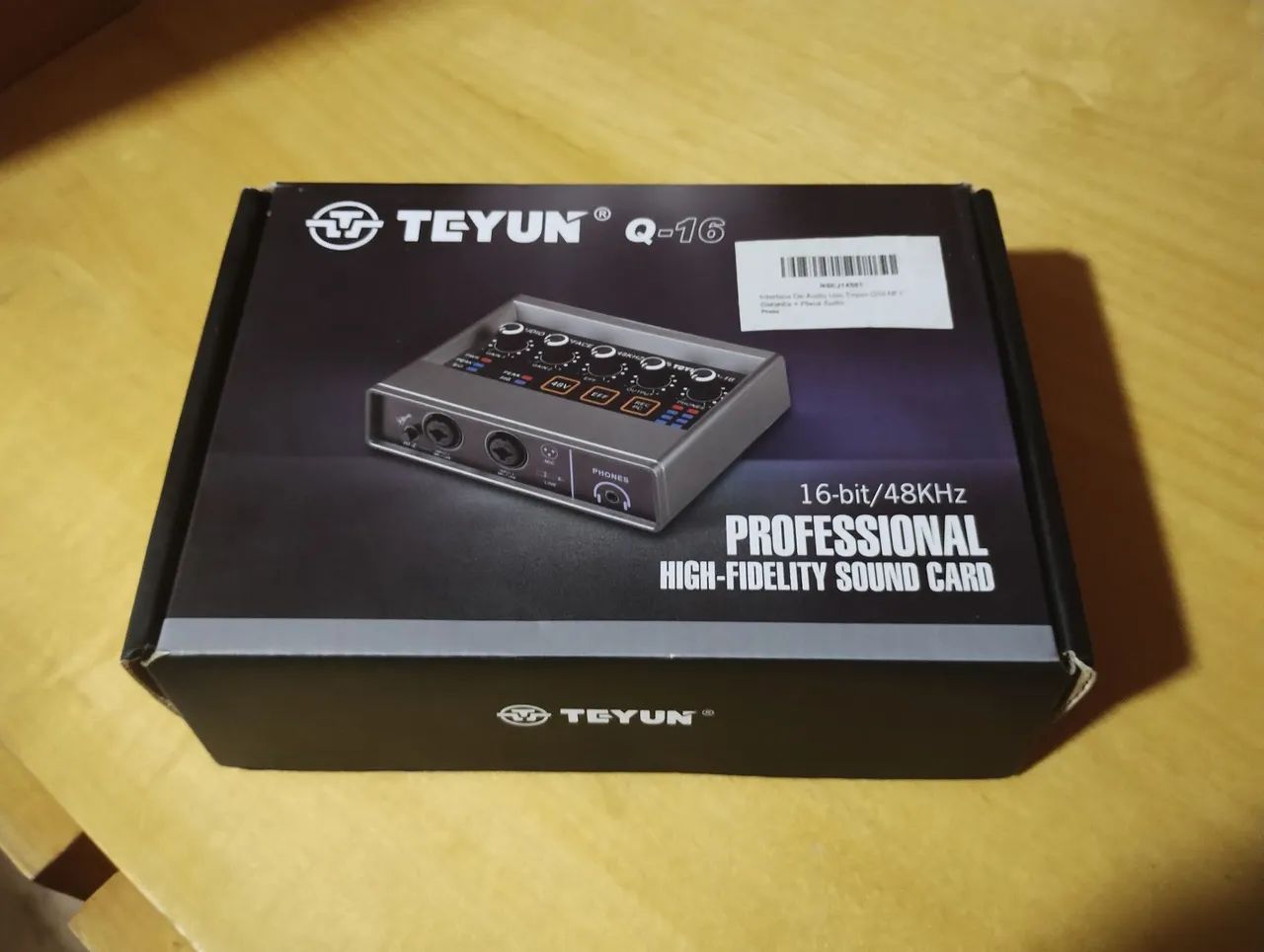 Interface de áudio teyun 