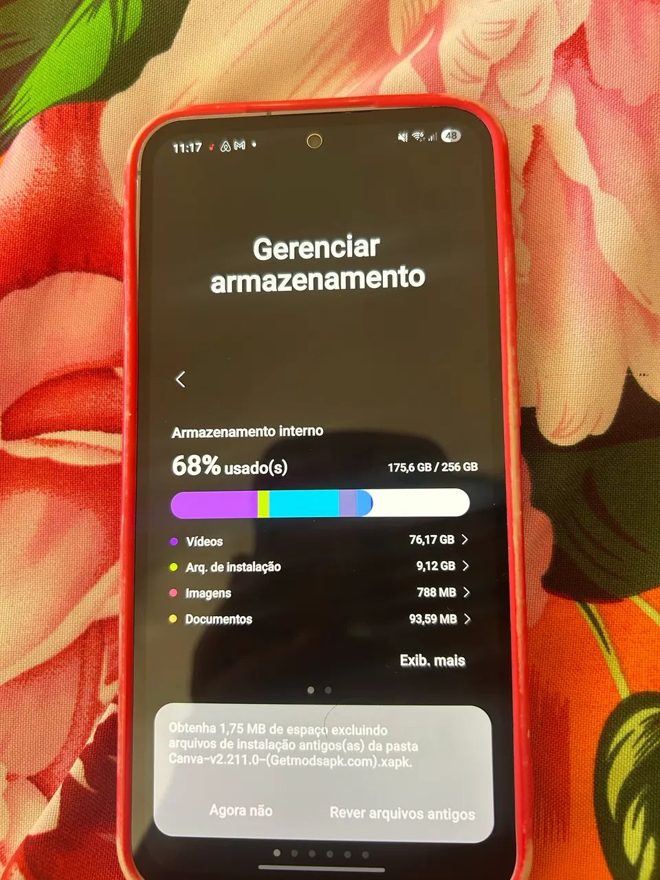 um Samsung S23 FE 256 GB usado 
