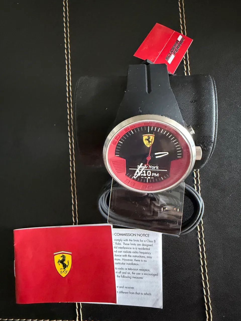 Relógio Ferrari Carregamento USB - Foto 3