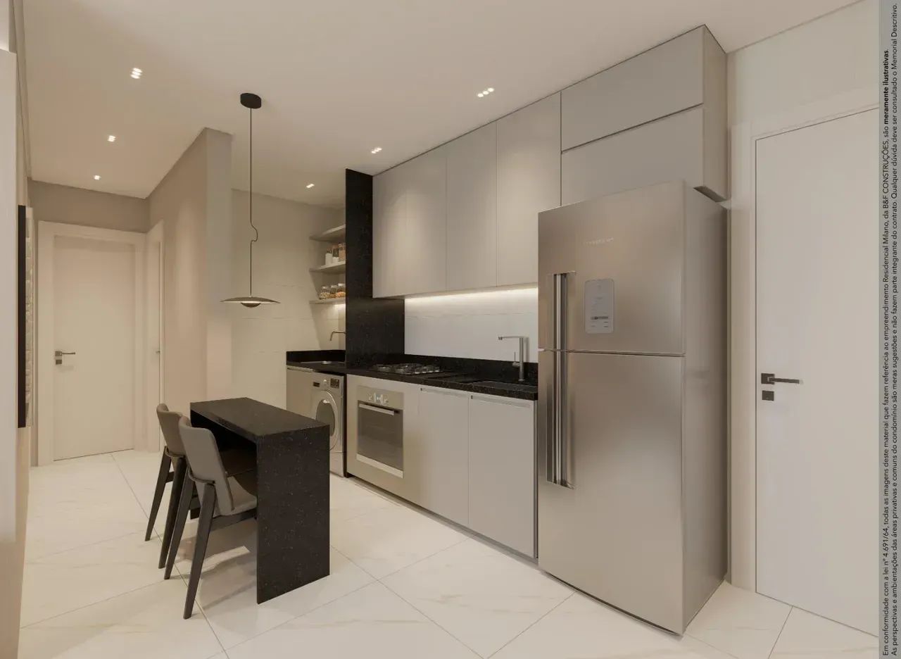 2 quartos, Varanda, Espaço Kids e 4 ilhas Gourmet com Churrasqueira. - Foto 5